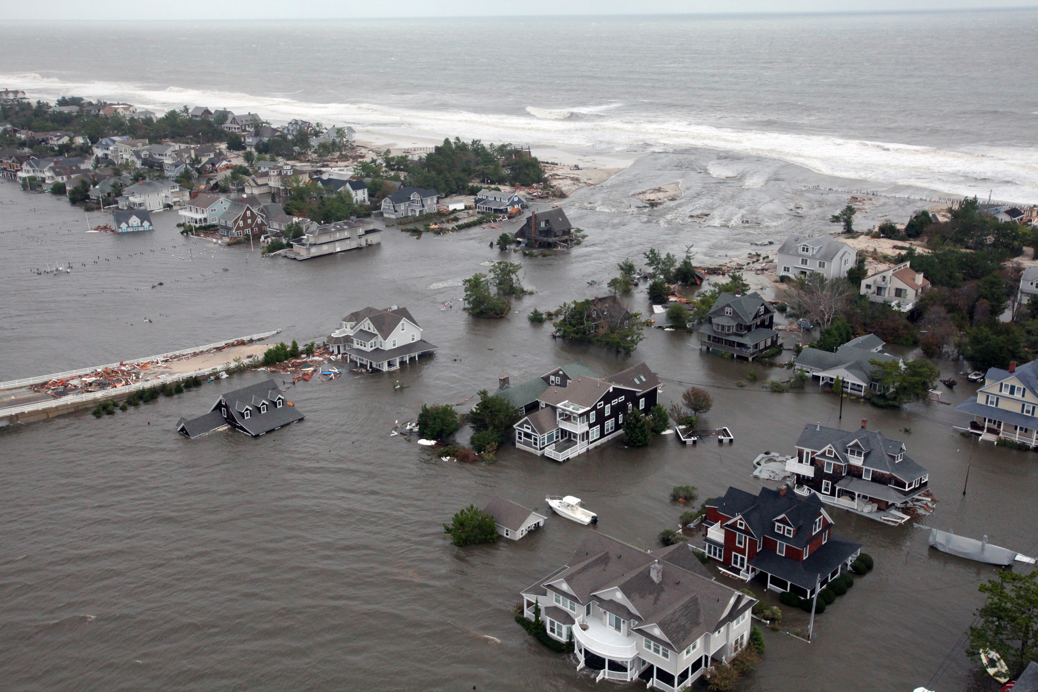 Wirbelsturm Sandy und seine Folgen für New Jersey