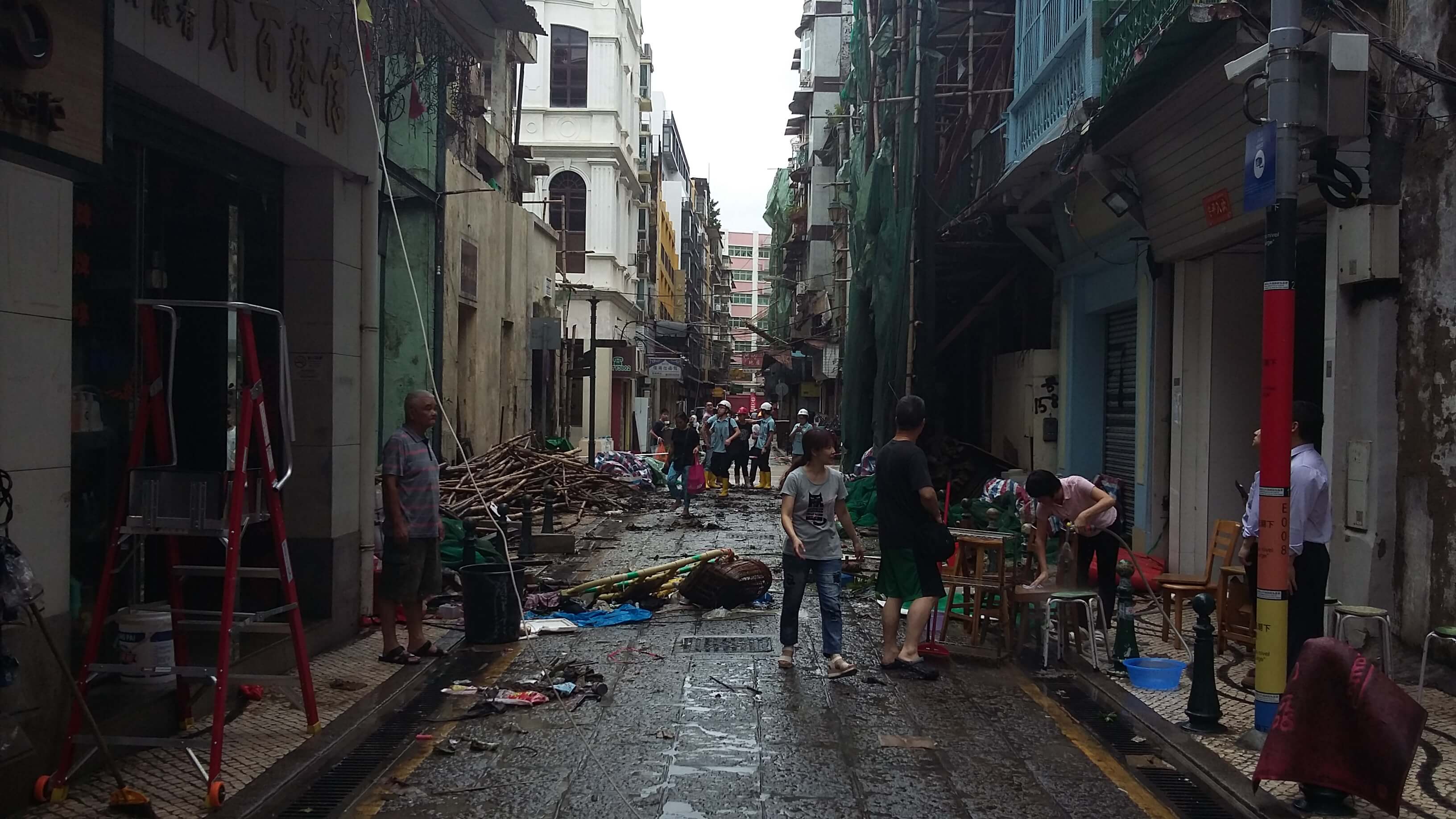 Taifun Mangkhut trifft Macau
